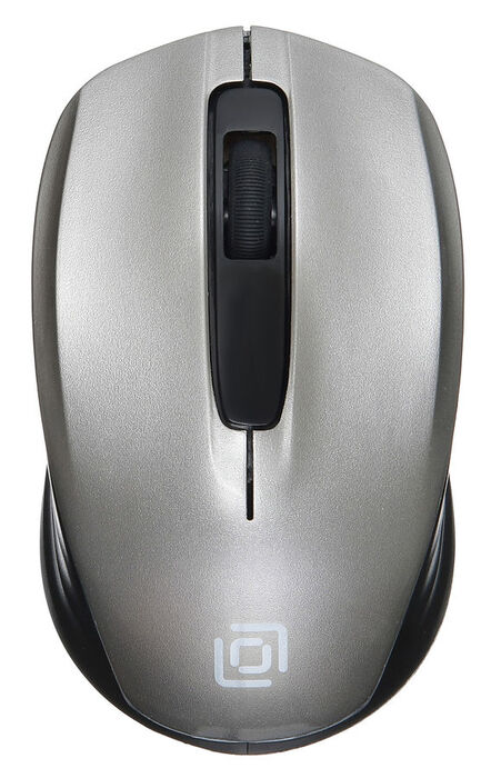 

Мышь Wireless Oklick 475MW черно-серый, оптическая (1000dpi) беспроводная USB для ноутбука (3but), 475MW