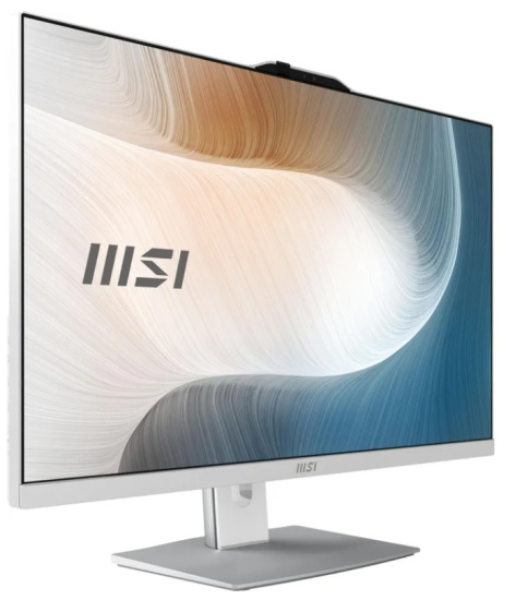 фото Моноблок 23.8" MSI Modern AM242P 1MA-2450XRU (Intel Core 3 100U, 8ГБ SODIMM DDR4, SSD 500 ГБ, Не установлена) Белый [9S6-AE0732-2450]