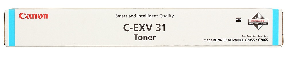 

Картридж Canon C-EXV 31 2796B002 Cyan для iR Advance C7055i/7065i (52000 стр), C-EXV 31