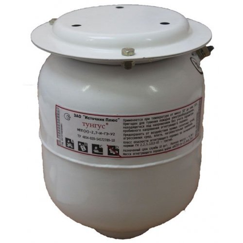 Модуль ЯрПожИнвест МПП (Н-С)-2,7-И-ГЭ-У2 ("Тунгус") порошкового пожаротушения 2,7 л с устройством пусковым температурным УПТ-01 (72°С) и электрозапуск