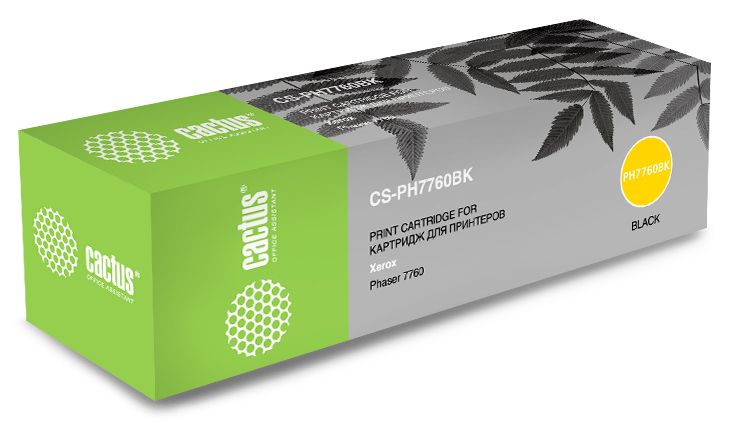 

Картридж Cactus CS-PH7760BK черный (32000стр.) для Xerox Phaser 7760/7760dn/7760dx/7760dxf, CS-PH7760BK