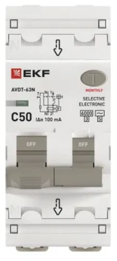 фото Автомат дифференциальный EKF D63N26ES50C100 в Челябинске