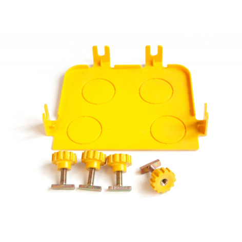 Изображение товара Заглушка Lanmaster LAN-OT360-ND для оптических лотков желтая