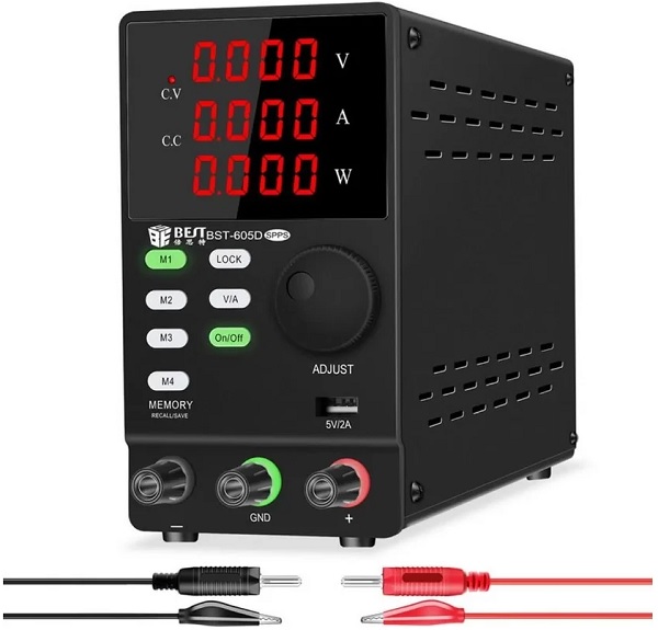 

Источник питания BestTool BST-605D лабораторный 60В, 5А, цифровой дисплей, 1 канал, BST-605D