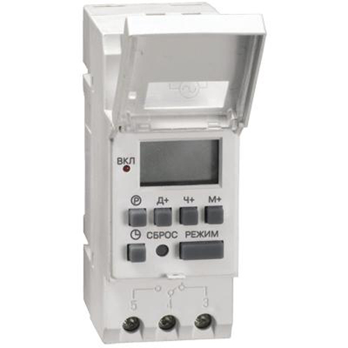 

Таймер IEK MTA10-16 ТЭ15 цифровой 16А 230В на DIN-рейку, MTA10-16