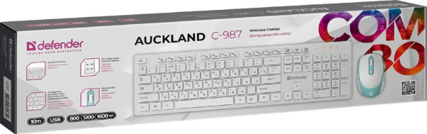 фото Клавиатура и мышь Wireless Defender Auckland C-987 RU в Уфе