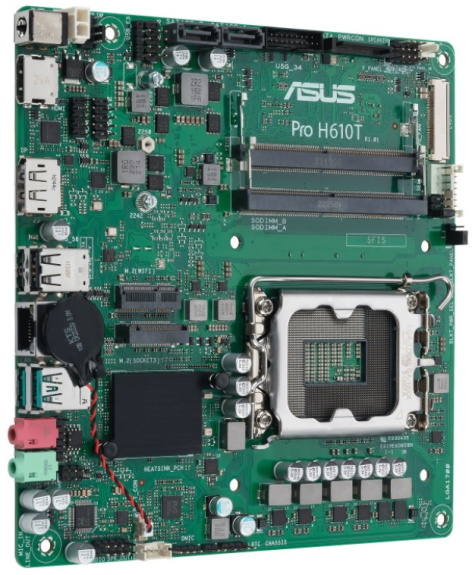 фото Материнская плата mini-ITX ASUS PRO H610T-CSM в Екатеринбурге