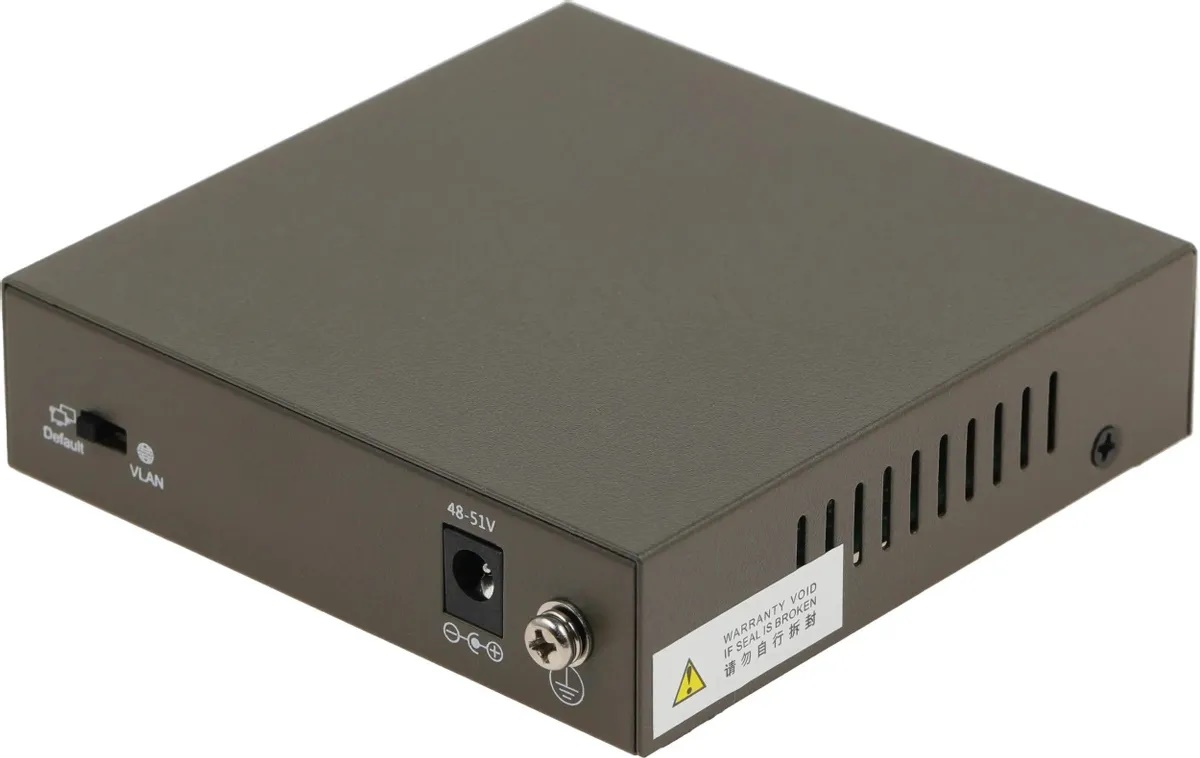 

Коммутатор неуправляемый IP-Com G1105P-4-63W (L2) 5x1Гбит/с 4PoE 58W, G1105P-4-63W
