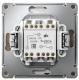 фото Выключатель двухклавишный  Systeme Electric GAL001217S в Перми