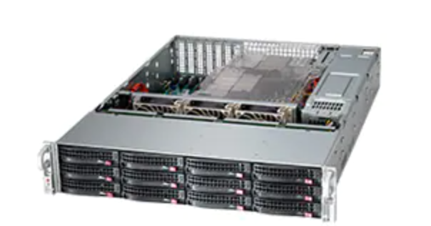 

Корпус серверный CSE-826BAC12-R1K23LPB Supermicro SuperChassis 2U 826BAC12-R1K23LPB/ HDD(12)LFF+opt.HDD(2)SFF/7xLP/2 x1200W/Backplane 12xSAS3/SATA3/, CSE-826BAC12-R1K23LPB