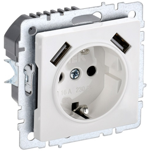 фото Розетка  IEK BR-R14-16-U21-D21-K01 в Екатеринбурге