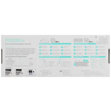 фото Клавиатура и мышь Wireless A4Tech Fstyler FG3200 Air в Челябинске