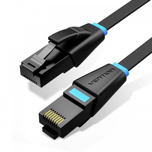 

Кабель патч-корд Vention IBEBL прямой UTP cat.6, RJ45 - 10м., черный, IBEBL