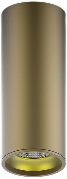 

Светильник Gauss HD002 LED накладной HD002 12W (кофе золото) 3000K 79x200,900лм,, HD002