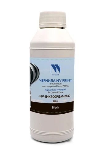

Чернила NVP NV-INK500PGM-BkC пигментные для аппаратов Canon PIXMA G5040, G6040, G2040, G7040, G1420, G2420, G3420, G2460, G3460, G3400, G4400, G2400, NV-INK500PGM-BkC