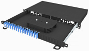 фото Кросс оптический стоечный TopLAN КРСв-Top-1U-64LC/U-OS2-BK