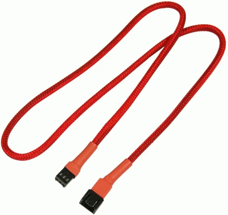 

Удлинитель Nanoxia NX3PV60R кабеля вентилятора 3-pin, 60 см, красный, NX3PV60R