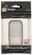 фото Рамка для двойной розетки EKF EYM-G-303-20