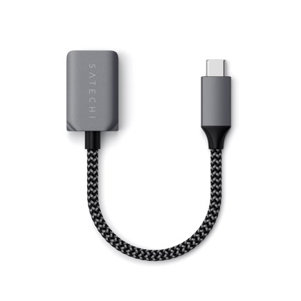 

Адаптер Satechi ST-UCATCM USB-C to USB 3.0. серый космос., ST-UCATCM