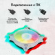 фото Вентилятор для корпуса GMNG GG-CF120ARGB4-PWMWH