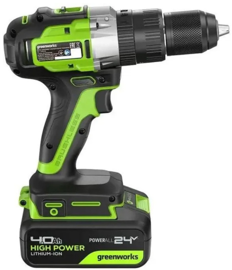фото Дрель - шуруповерт Greenworks GD24DD60