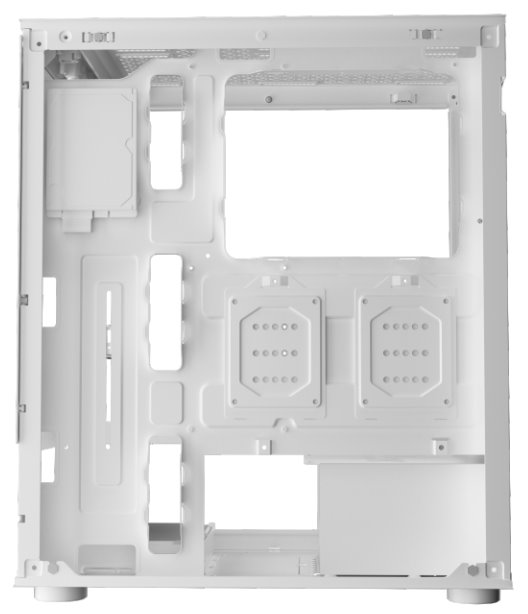 

Корпус ATX 1STPLAYER MIKU Mi7-A Mi7-A-WH-2F1R-W-1F1-W белый, без БП, боковая панель из закаленного стекла, USB3.0, USB2.0, audio, MIKU Mi7-A