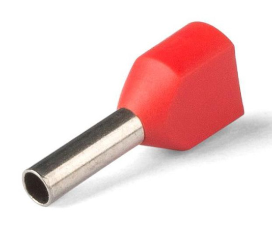 Изображение товара Наконечник КВТ 79464 для многопроволочных медных проводов 2x1.0 мм²
