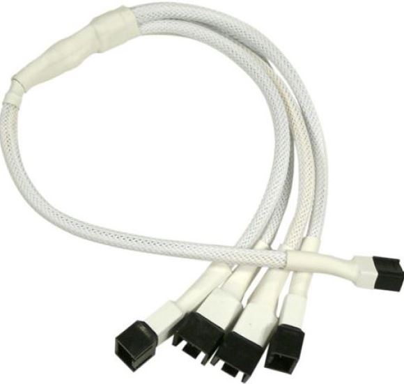 

Разветвитель Nanoxia NX34A30W для вентиляторов 3-pin в 4 х 3-pin, 30 см, белый, NX34A30W