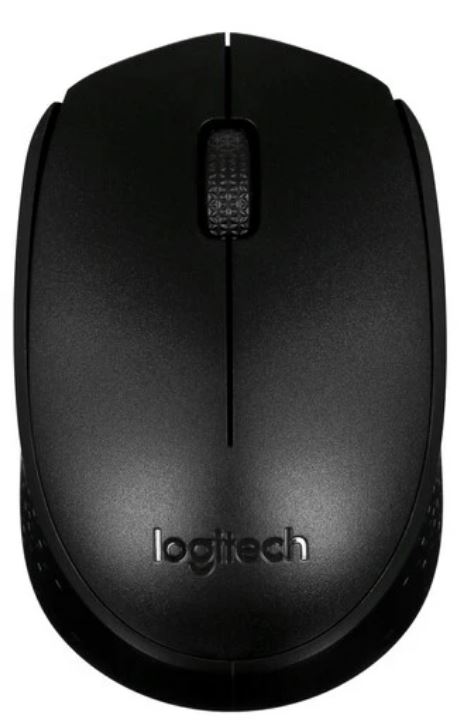 

Мышь Wireless Logitech B170 910-004659 цвет: черный/темно-серый, оптическая, 1000dpi, USB для ноутбука 2but, B170