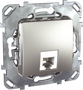 

Розетка Schneider Electric MGU5.492.30ZD Unica Top алюм телефонная 1хrj11 (4 конт), MGU5.492.30ZD