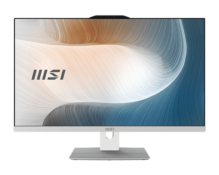 Моноблок 27'' MSI Modern AM272P 1M AiO 9S6-AF8232-889 i5-120U/16GB/512GB/1920x1080/wireless kbd/wireless mouse/GbitEth/WiFi/BT/cam/noOS/white