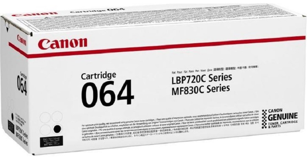 

Картридж Canon 064BK 4937C001 для i-SENSYS MF832Cdw, 6000стр, черный, 064BK
