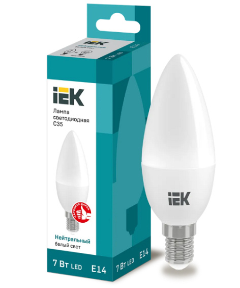 фото Лампа светодиодная IEK LLE-C35-7-230-40-E14 в Челябинске