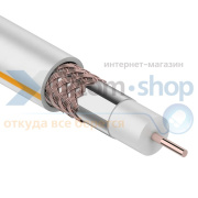 фото Кабель Rexant SAT 50 M, Cu/Al/Cu, (75%), 75 Ом, 100м., белый