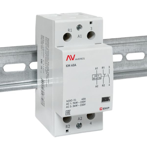 фото Контактор модульный EKF km-av-2-40-11-230V в Уфе