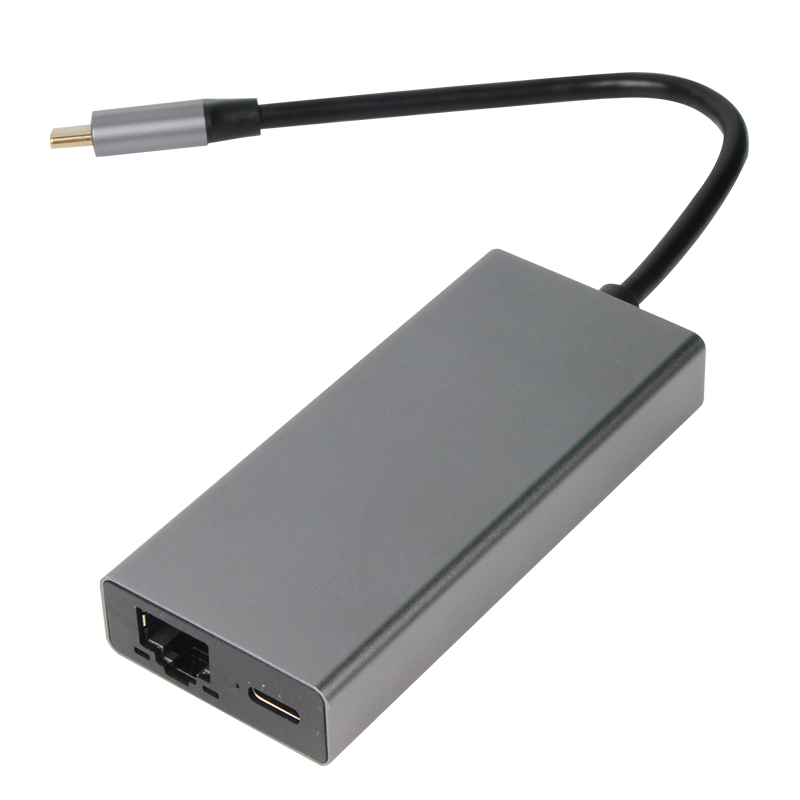 

Концентратор VCOM CU459 Type-Cm/RJ-45+2USB3.0(f) PD 100Вт aluminium shell, CU459
