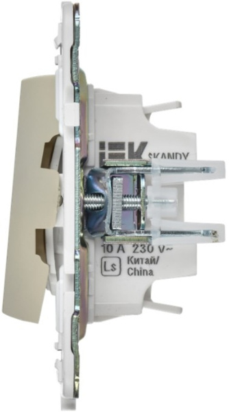 фото Выключатель двухклавишный с подсветкой  IEK SK-V20-2-10-K10 в Санкт-Петербургe