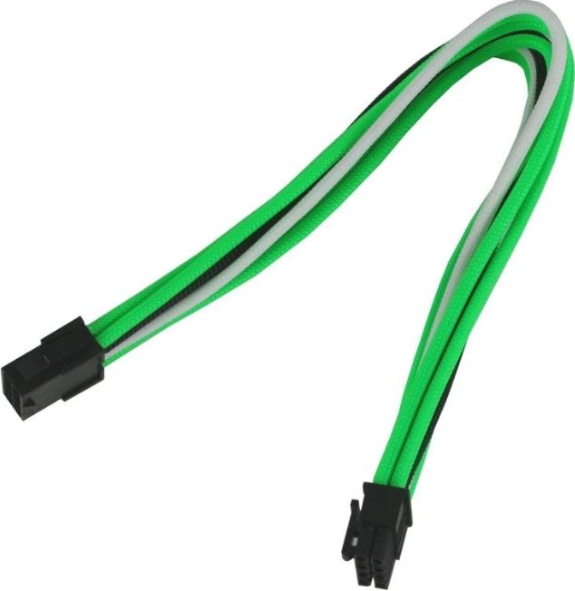 

Удлинитель Nanoxia NX8PE3EGWS 8-pin PCI-E, 30см, индивидуальная оплетка, черный/зеленый/белый, NX8PE3EGWS