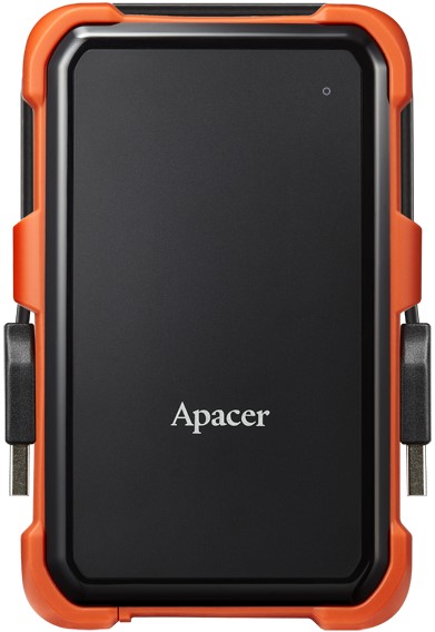 

Внешний жесткий диск 2.5'' Apacer AC630 2TB, USB 3.1, IP55, Win/Mac/Linux, military grade, black/orange, AC630