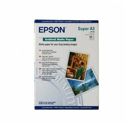 

Фотобумага Epson C13S041340 Paper S/PArchivalMatte, C13S041340