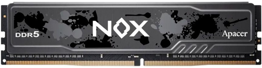 

Модуль памяти DDR5 16GB Apacer AH5U16G56C522MBAA-1 NOX PC5-44800 5600MHz CL40 heatsink 1.25V, AH5U16G56C522MBAA-1