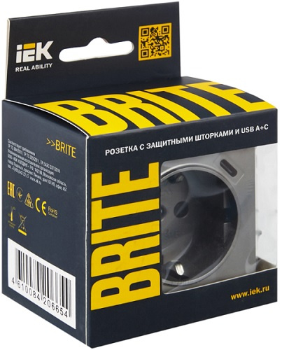 фото Розетка с заземлением  IEK BR-R14-16-U22-018-K46 в Красноярске