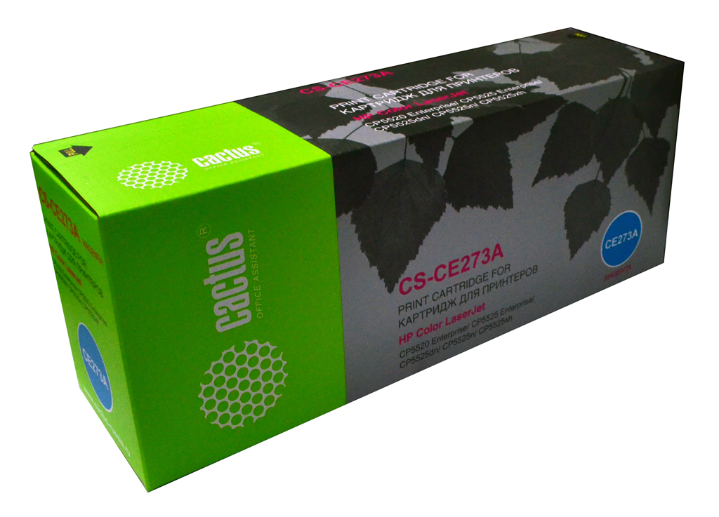 

Картридж Cactus CS-CE273A для HP Color LaserJet Enterprise CP5525 15000 страниц пурпурный, CS-CE273A