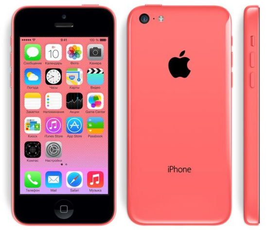 фото Смартфон  Apple iPhone 5C 8Gb Pink MG922RU/A