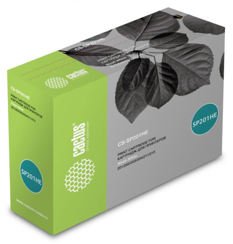 Изображение товара Картридж Cactus CS-SP201HE для Ricoh Aficio SP 201 203 211 213 Черный