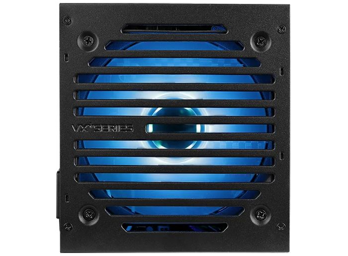 

Блок питания ATX AeroCool VX PLUS 800 RGB 4718009150959 800W v2.3, RGB подсветка, A.PFC, вентилятор d120мм, 4x PCI-E [6+2-Pin], 6x SATA, 4x MOLEX, 1x, VX PLUS 800 RGB