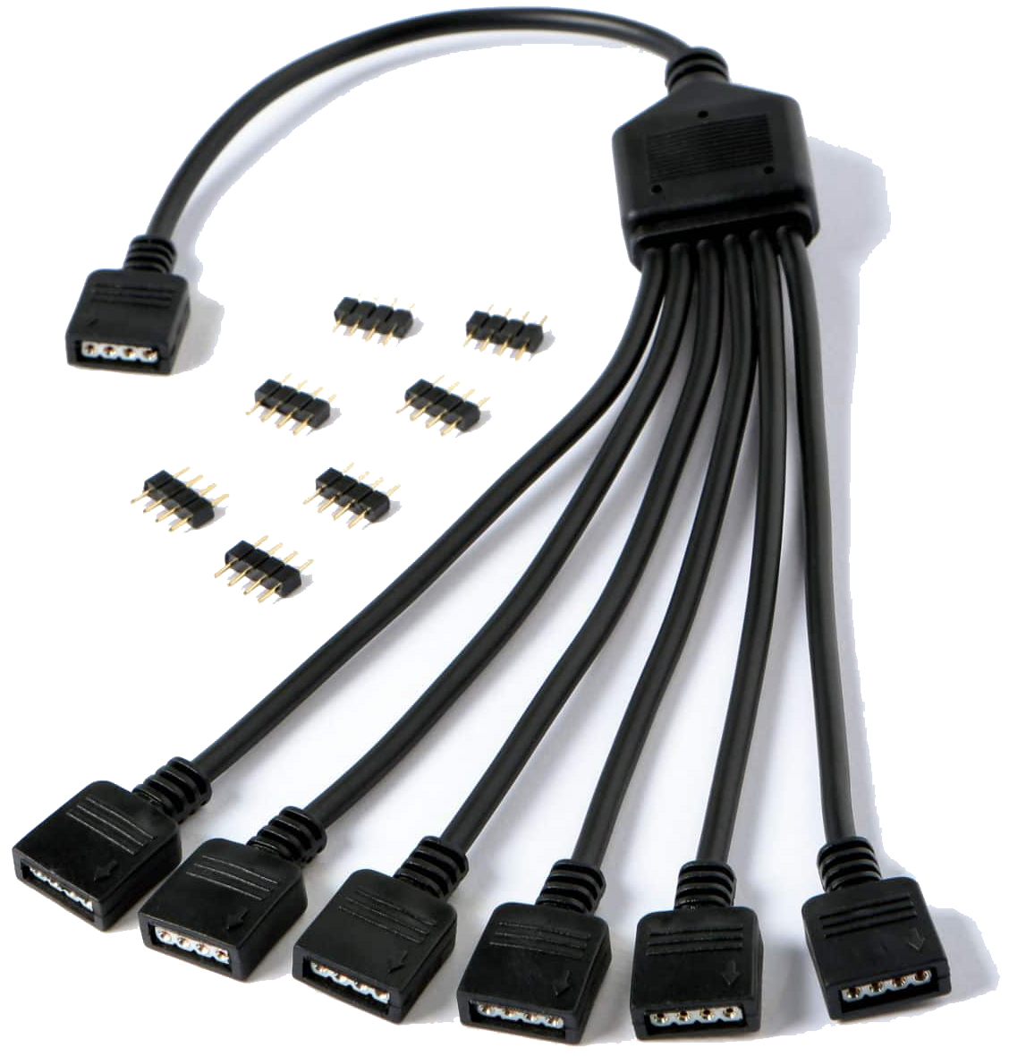 

Разветвитель GELID CA-RGB-02 для RGB подсветки 1 в 6, 30 см, CA-RGB-02