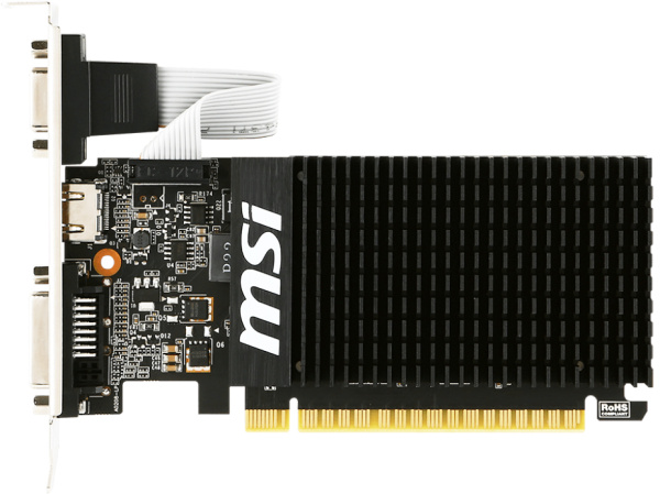 фото Видеокарта MSI GeForce GT 710 (GT 710 2GD3H LP) в Екатеринбурге