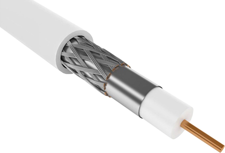 

Кабель коаксиальный RG 59 ITK CC1-R5F1-111-100-G F/UTP 75Om PVC внутренний 100м белый, CC1-R5F1-111-100-G