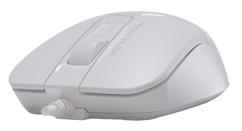 

Мышь A4Tech Fstyler FM12 белый оптическая (1200dpi) USB (3but) (1431324), Fstyler FM12